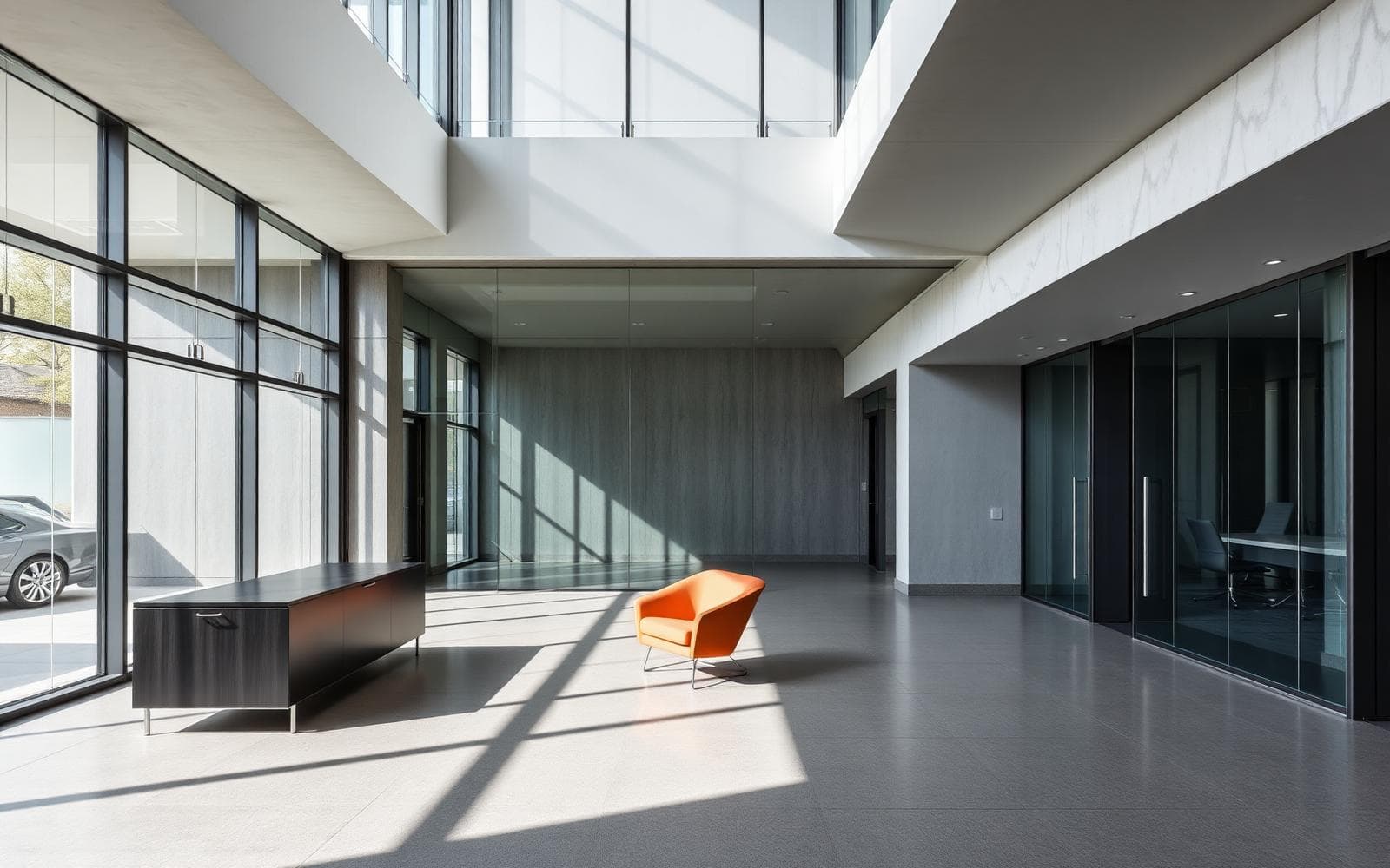 Echo Constructions office reception in Douala